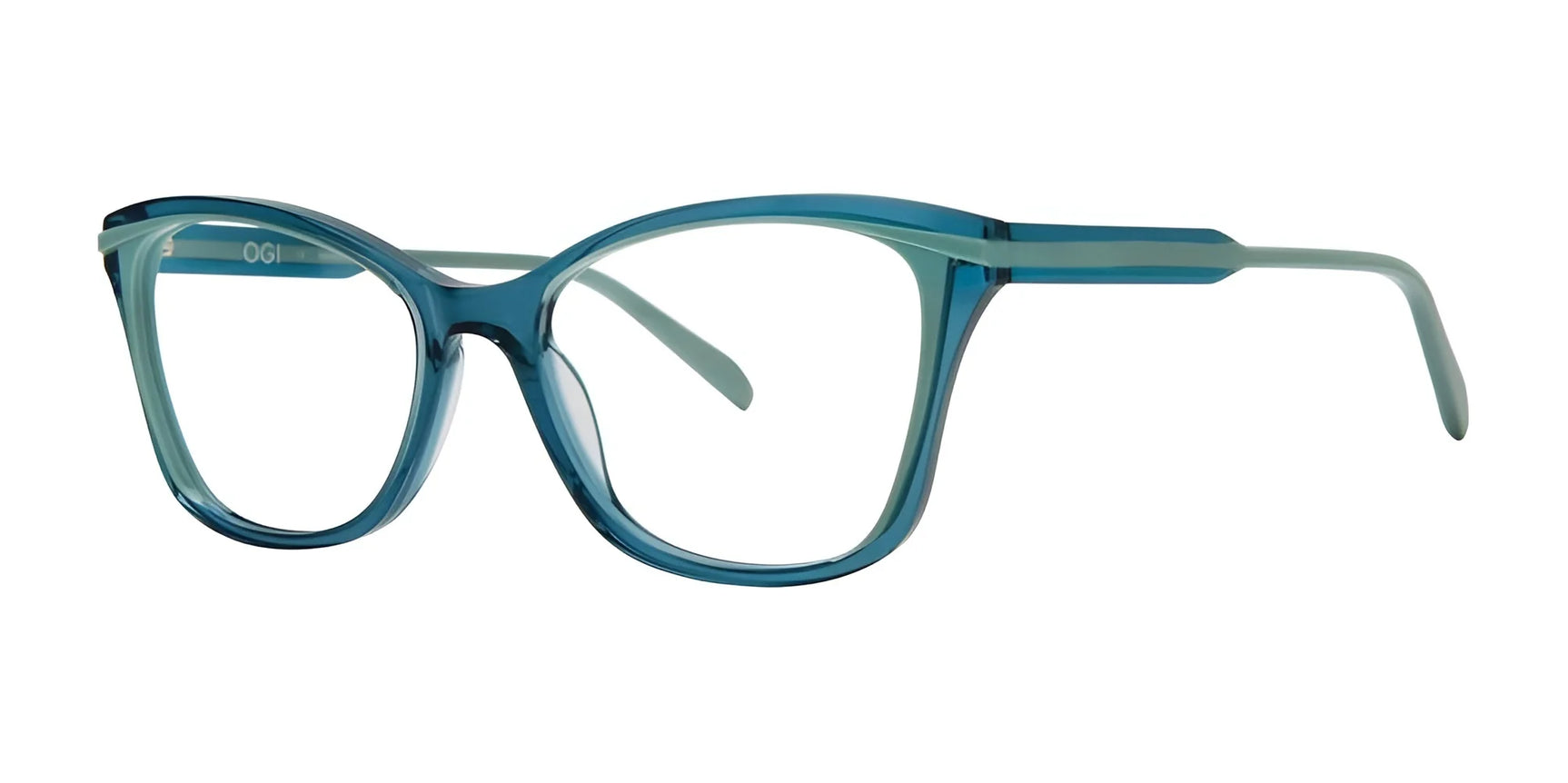 OGI COZY Eyeglasses Teal Mint Crystal OGI COZY Eyeglasses Teal Mint Crystal