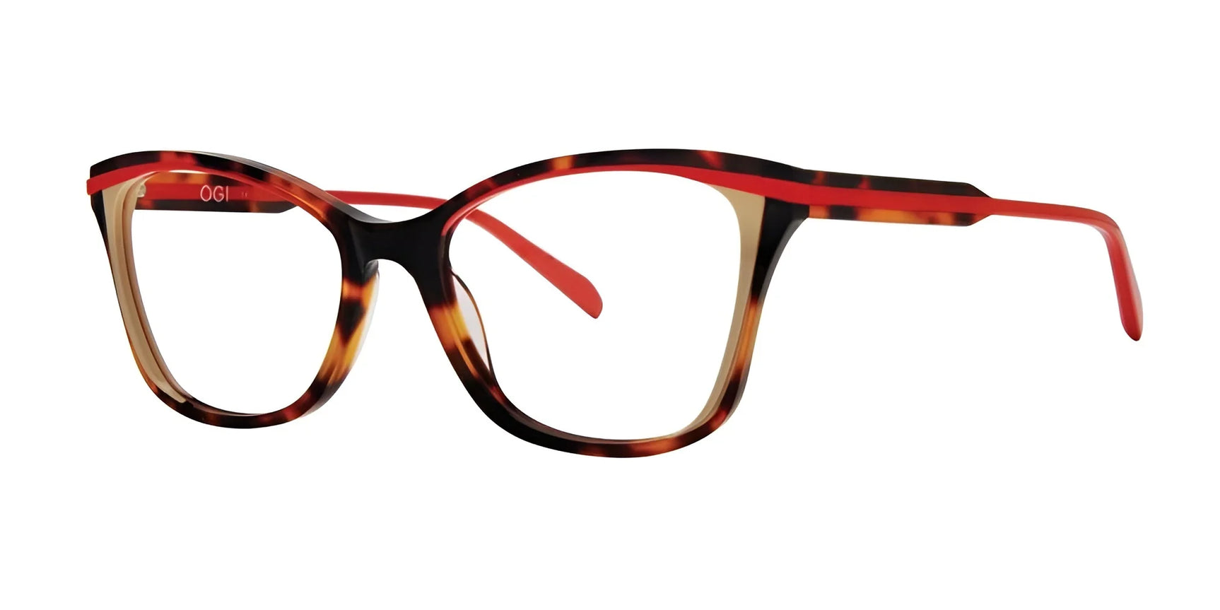 OGI COZY Eyeglasses Tortoise Orange OGI COZY Eyeglasses Tortoise Orange