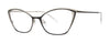 OGI Geez Louise Eyeglasses / Black / Silver / Size 53