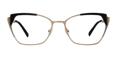 OGI GOSH Eyeglasses / Size 53 / Black And Gold