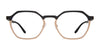 OGI GREAT LAKES Eyeglasses | Size 49 / Black Tan Split
