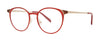 OGI Handshake Eyeglasses / Flamenco Red / Gold / Size 47