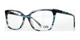 OGI HAPPY TO HELP Eyeglasses Jade Violet Horn OGI HAPPY TO HELP Eyeglasses Jade Violet Horn