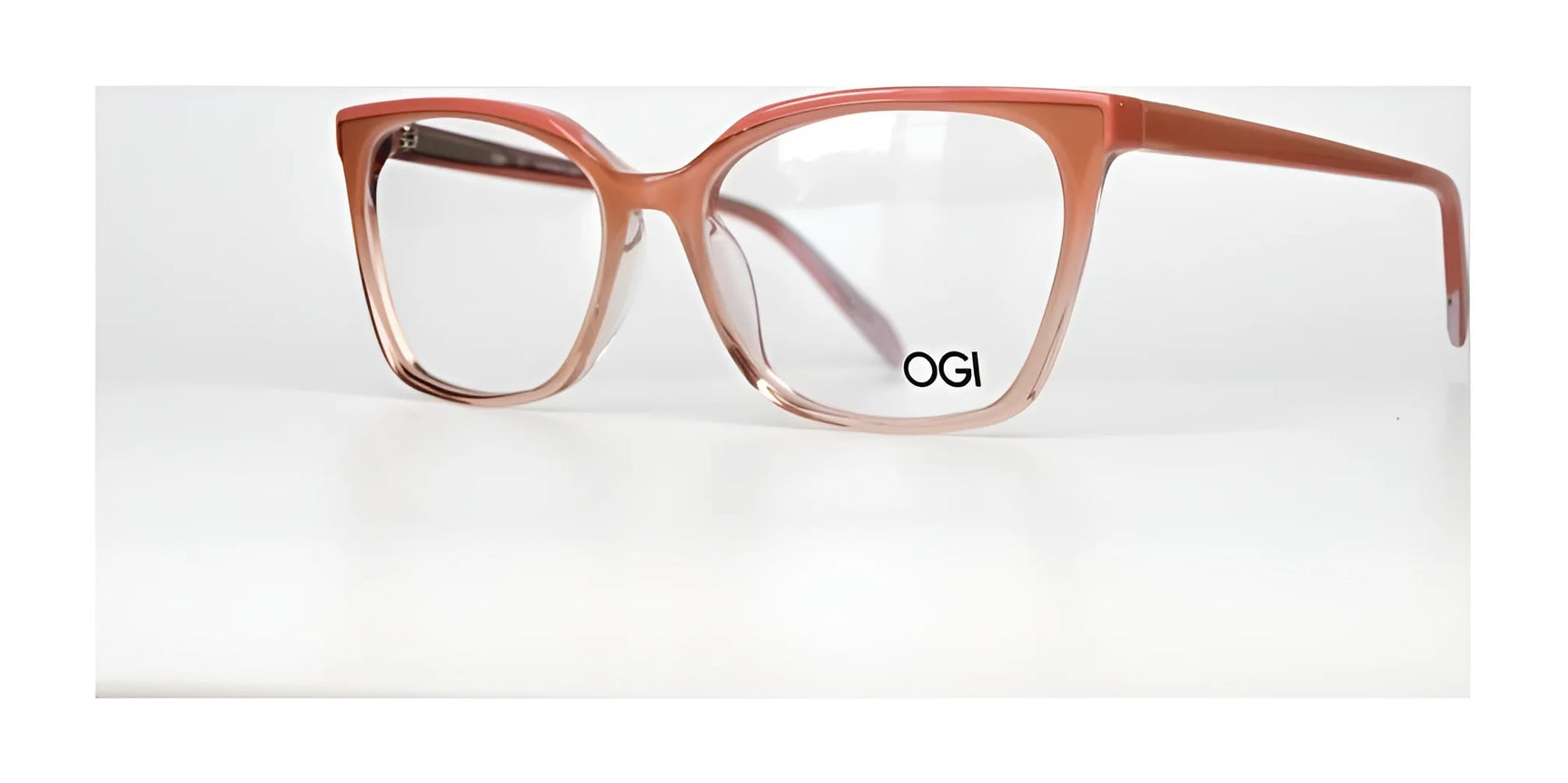 OGI HAPPY TO HELP Eyeglasses Rose Dust Milk OGI HAPPY TO HELP Eyeglasses Rose Dust Milk