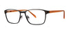 OGI Kids GREY DUCK Eyeglasses | Size 50 / Black/Dayglow Orange