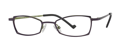 OGI Kids KM6 Eyeglasses / Dark Purple / Moss Green / Size 43