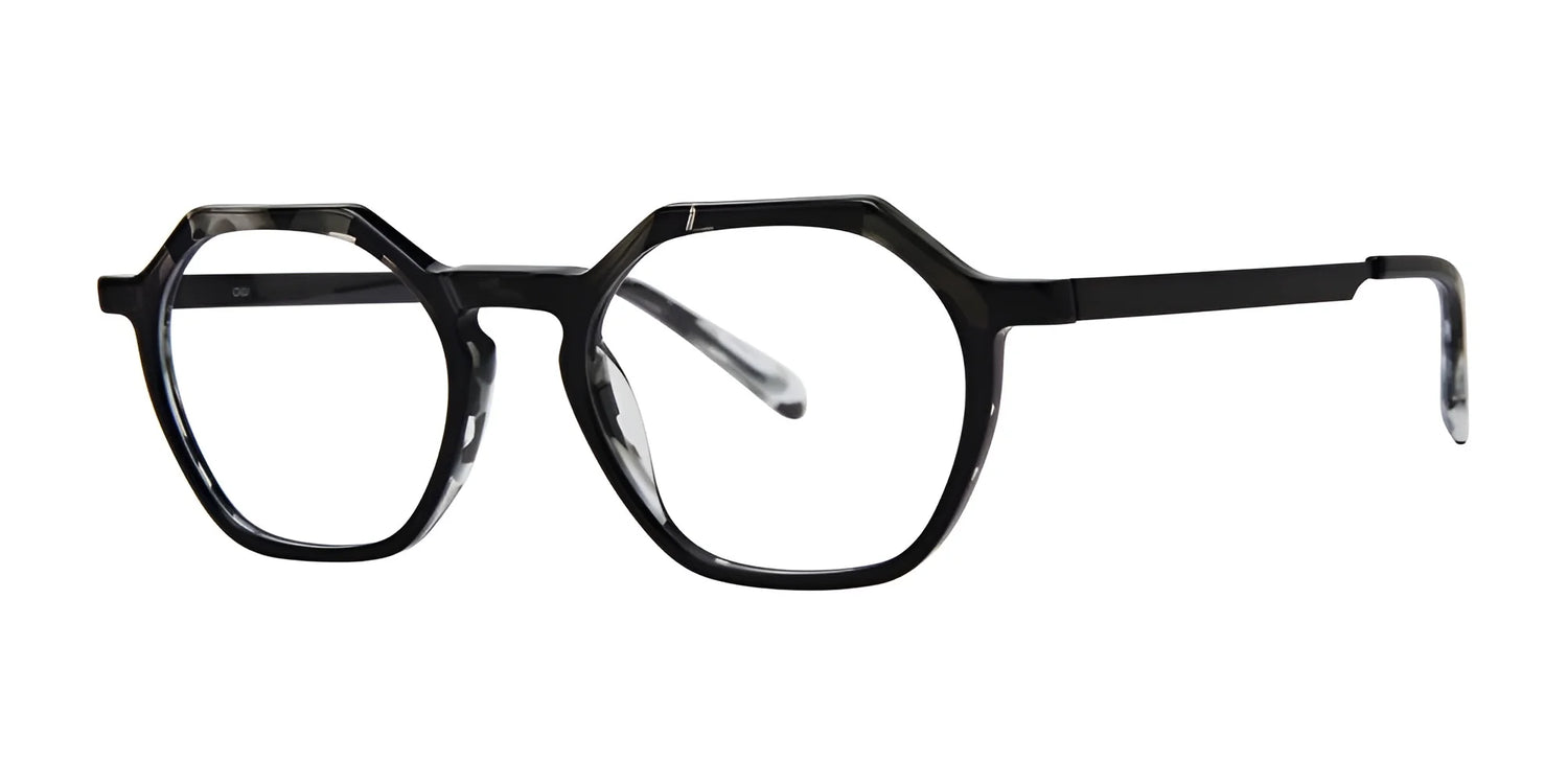 OGI LAKE SUPERIOR Eyeglasses Black Tread Tortoise OGI LAKE SUPERIOR Eyeglasses Black Tread Tortoise