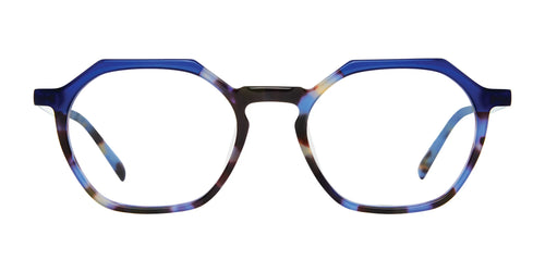 OGI LAKE SUPERIOR Eyeglasses / Size 49 / Black Tan Split