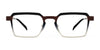 OGI MANY THANKS Eyeglasses | Size 50 / Olive Tan Hues