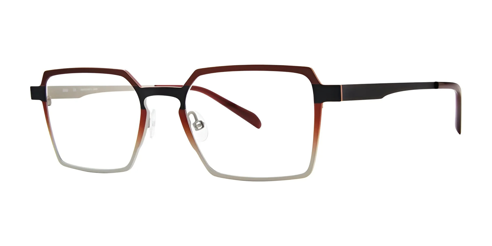 OGI MUCH OBLIGED Eyeglasses Black Fire Hue OGI MUCH OBLIGED Eyeglasses Black Fire Hue