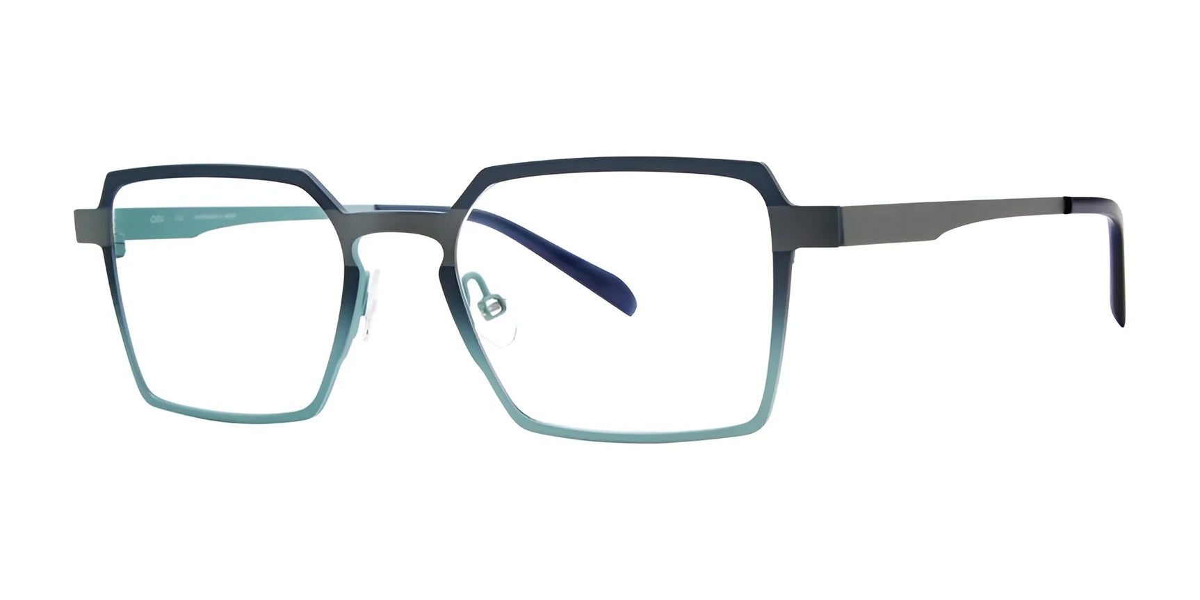OGI MUCH OBLIGED Eyeglasses Grey Blue Hue OGI MUCH OBLIGED Eyeglasses Grey Blue Hue