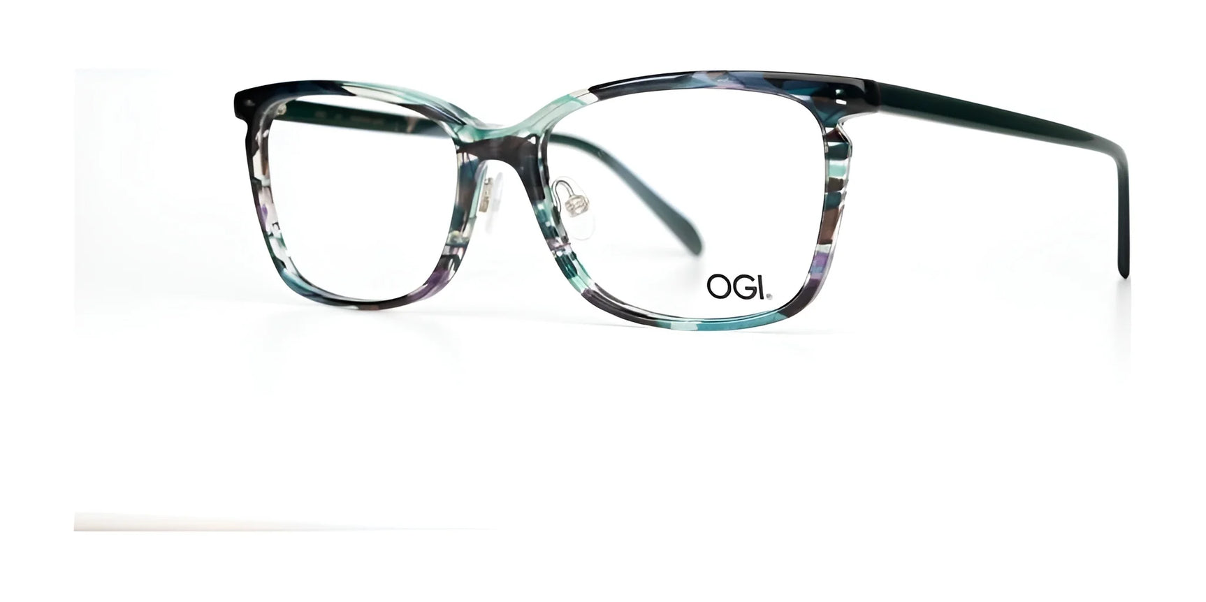 OGI MY OH MY Eyeglasses Green Purple Waves OGI MY OH MY Eyeglasses Green Purple Waves