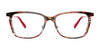 OGI MY OH MY Eyeglasses | Size 55 / Blue Brown Waves