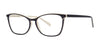 OGI NEED A PUSH Eyeglasses | Size 54 / Navy White Gold