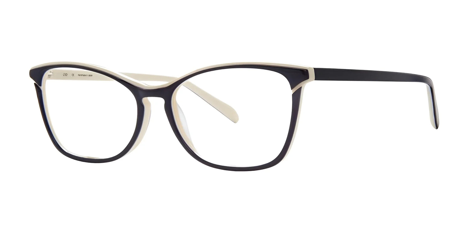 OGI NEED A PUSH Eyeglasses Navy White Gold OGI NEED A PUSH Eyeglasses Navy White Gold