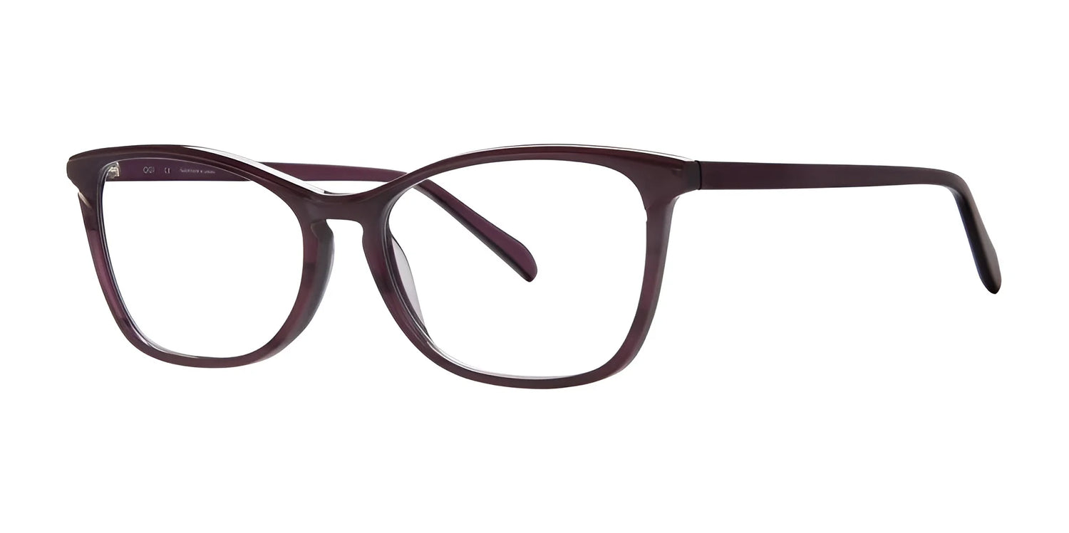 OGI NEED A PUSH Eyeglasses Raspberry Truffle Horn OGI NEED A PUSH Eyeglasses Raspberry Truffle Horn