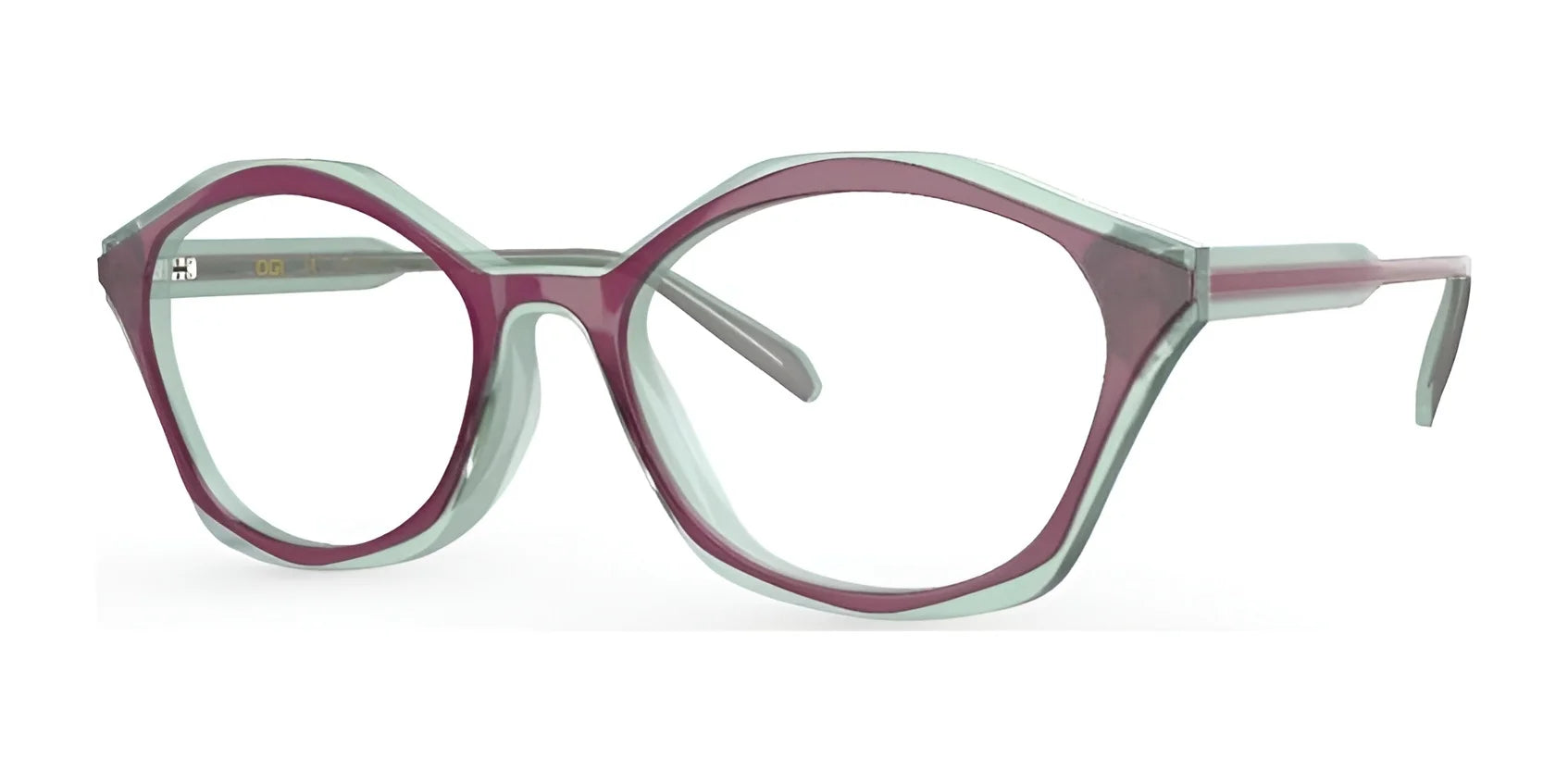 OGI NORTH STAR Eyeglasses Amethyst Mint Crystal OGI NORTH STAR Eyeglasses Amethyst Mint Crystal