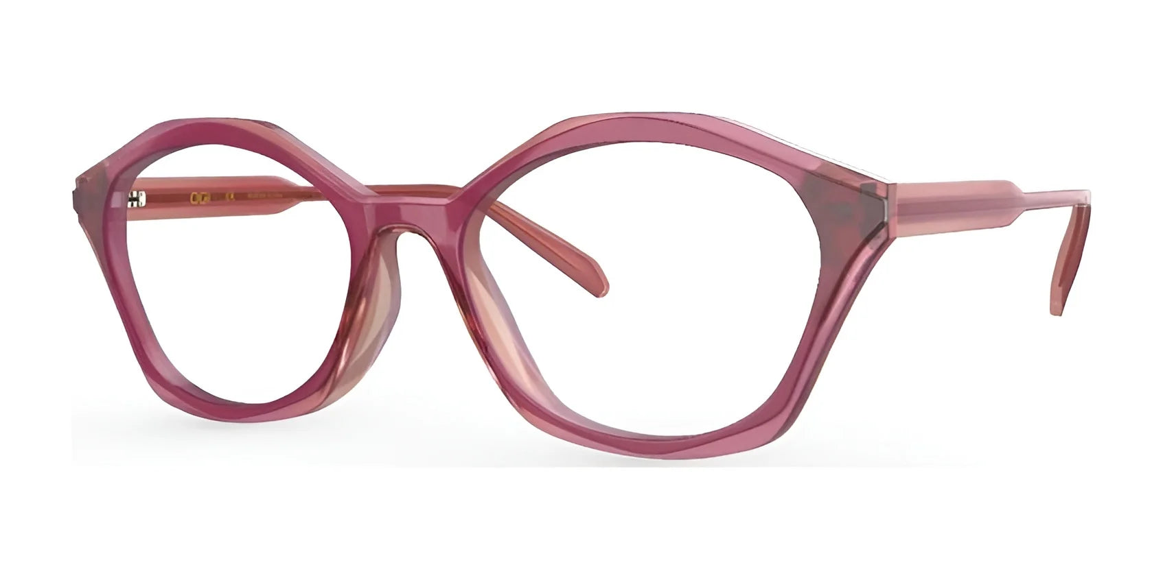 OGI NORTH STAR Eyeglasses Coral Gold Crystal OGI NORTH STAR Eyeglasses Coral Gold Crystal