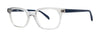 OGI Ope Eyeglasses / Grey Crystal / Navy / Size 52