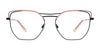 Red Rose ORTONA Eyeglasses | Size 53 / Black Coral