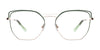 Red Rose ORTONA Eyeglasses | Size 53 / Black Coral
