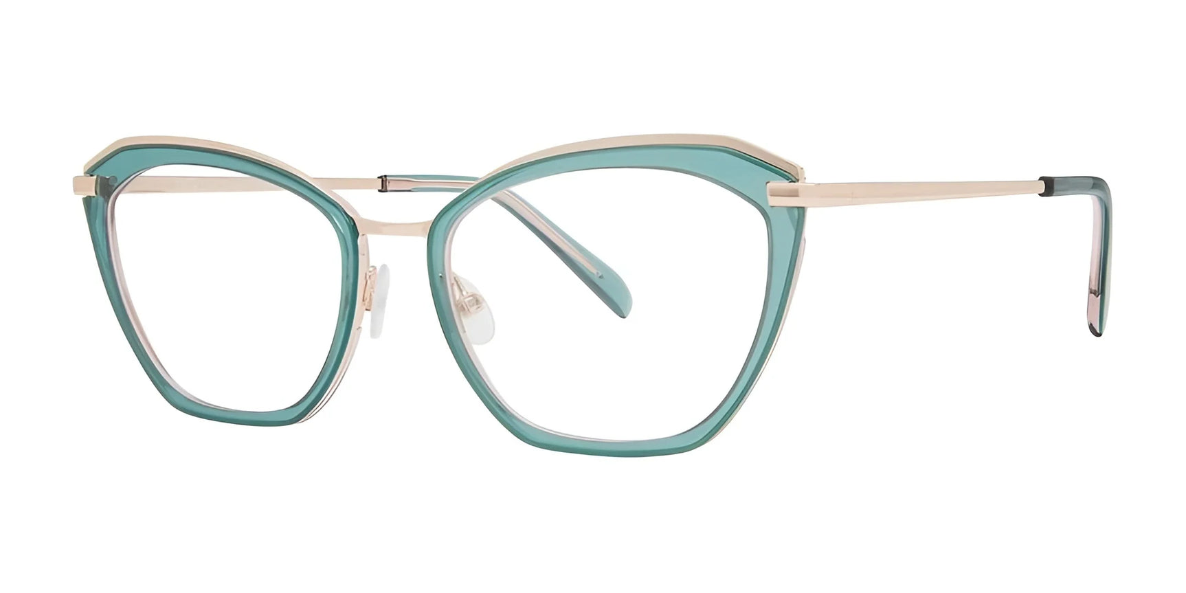 OGI PIECE OF PIE Eyeglasses Emerald / Rose Gold OGI PIECE OF PIE Eyeglasses Emerald / Rose Gold