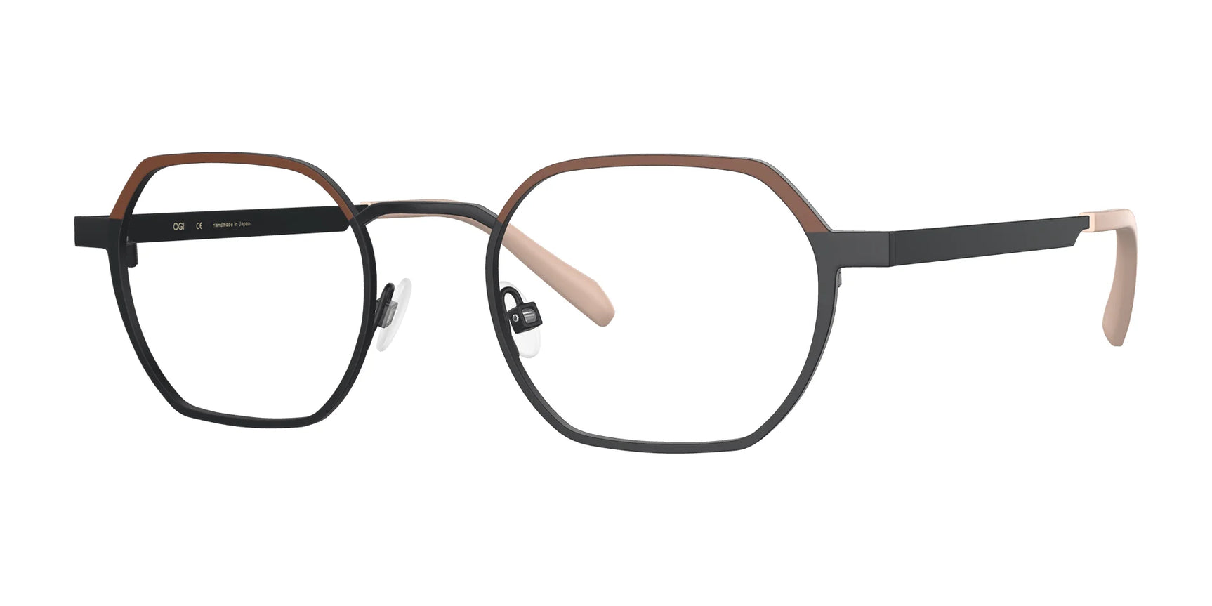 OGI SCOOCH Eyeglasses Black Tan OGI SCOOCH Eyeglasses Black Tan
