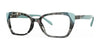 OGI SCULPTURE GARDEN Eyeglasses | Size 56 / Teal Tortoise