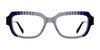 OGI SISU Eyeglasses | Size 55 / Ivory Vertical Sand Fade