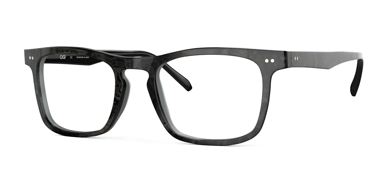 OGI SNOWMOBILE Eyeglasses Black Burlwood Grey OGI SNOWMOBILE Eyeglasses Black Burlwood Grey