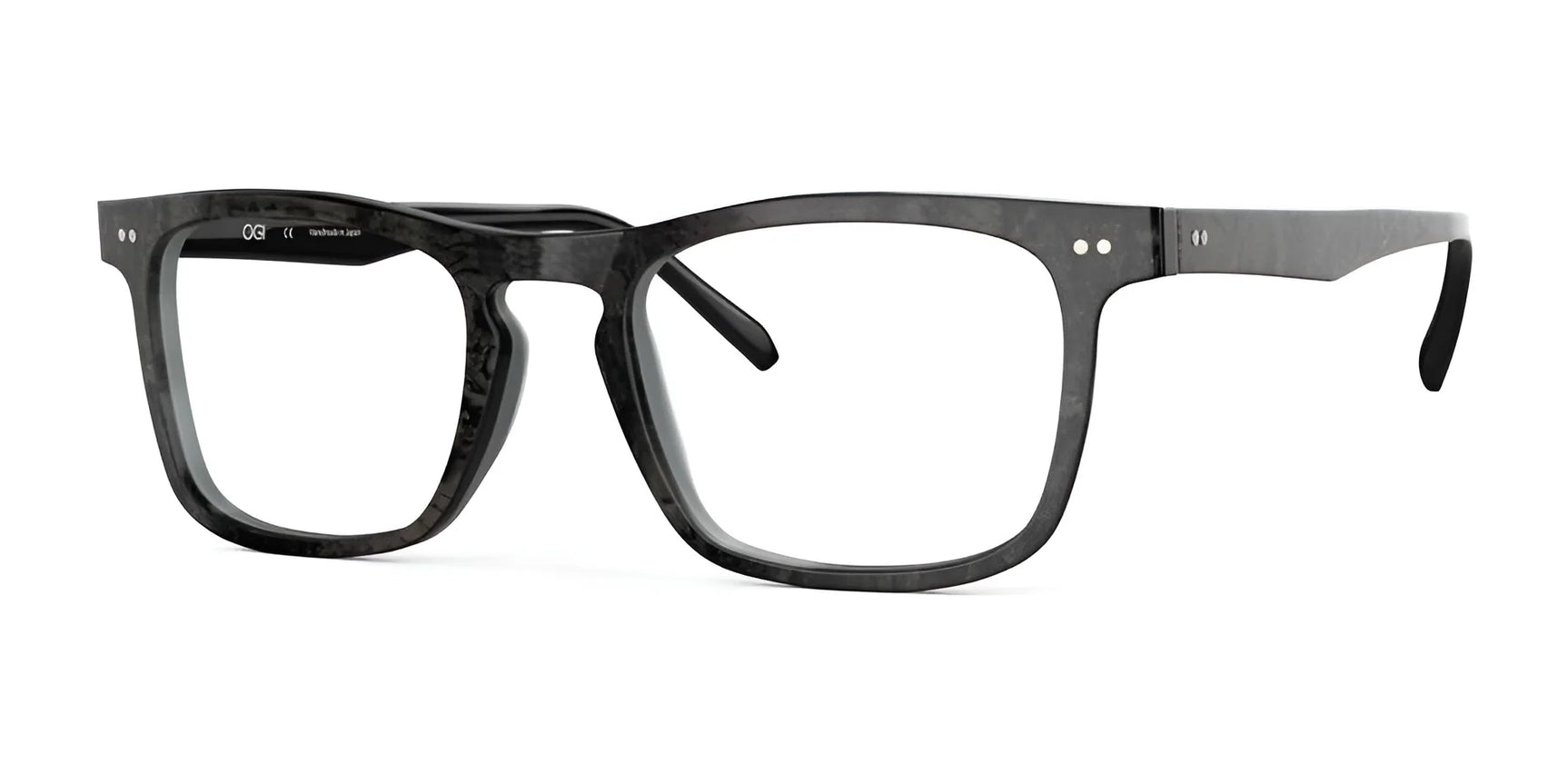 OGI SNOWMOBILE Eyeglasses Black Burlwood Grey OGI SNOWMOBILE Eyeglasses Black Burlwood Grey