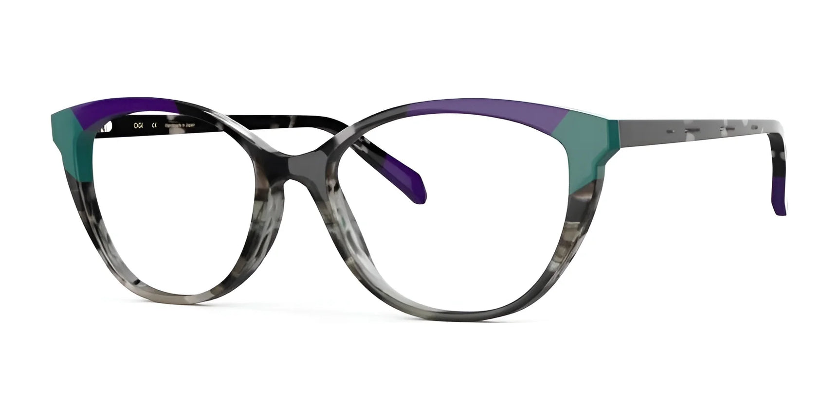 OGI SWARM Eyeglasses Plum Teal Tortoise OGI SWARM Eyeglasses Plum Teal Tortoise