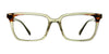 OGI THE BANK Eyeglasses | Size 52 / Green Tortoise