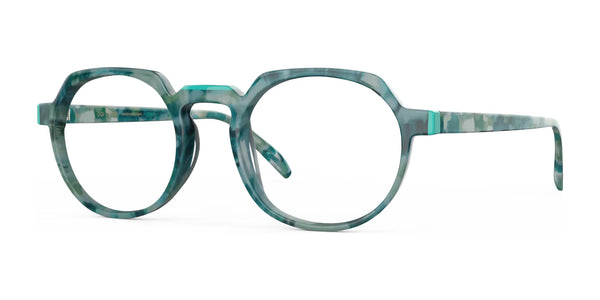 OGI WAYZATA Eyeglasses | Size 49 / Aqua Turquoise Tortoise