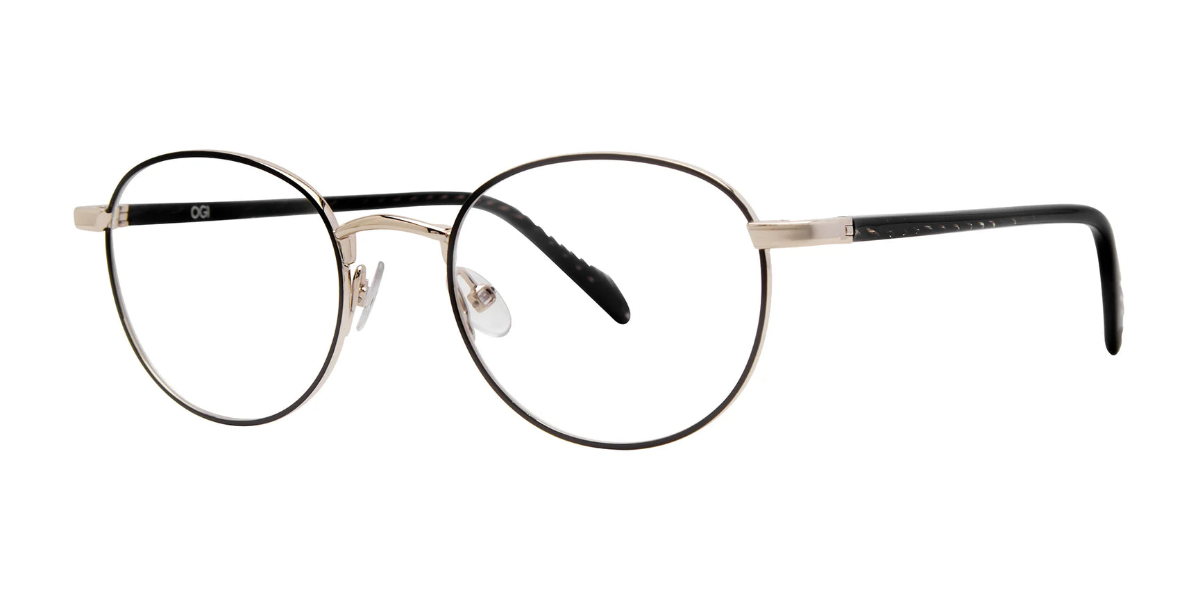 OGI Kids LONGSHIP Eyeglasses Black Gold OGI Kids LONGSHIP Eyeglasses Black Gold