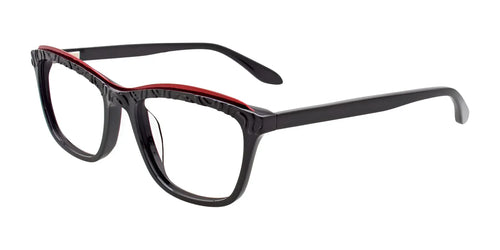 Paradox P5002 Eyeglasses / Size 52 / Black & Red