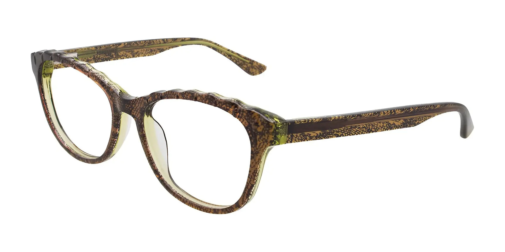 Paradox P5005 Eyeglasses Crystal Brown & Crystal Olive Paradox P5005 Eyeglasses Crystal Brown & Crystal Olive