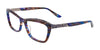 Paradox P5014 Eyeglasses | Size 52 / Marbled Blue & Brown/Silver & Blue