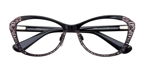 Paradox P5025 Eyeglasses / Size 53 / Black & Gunmetal