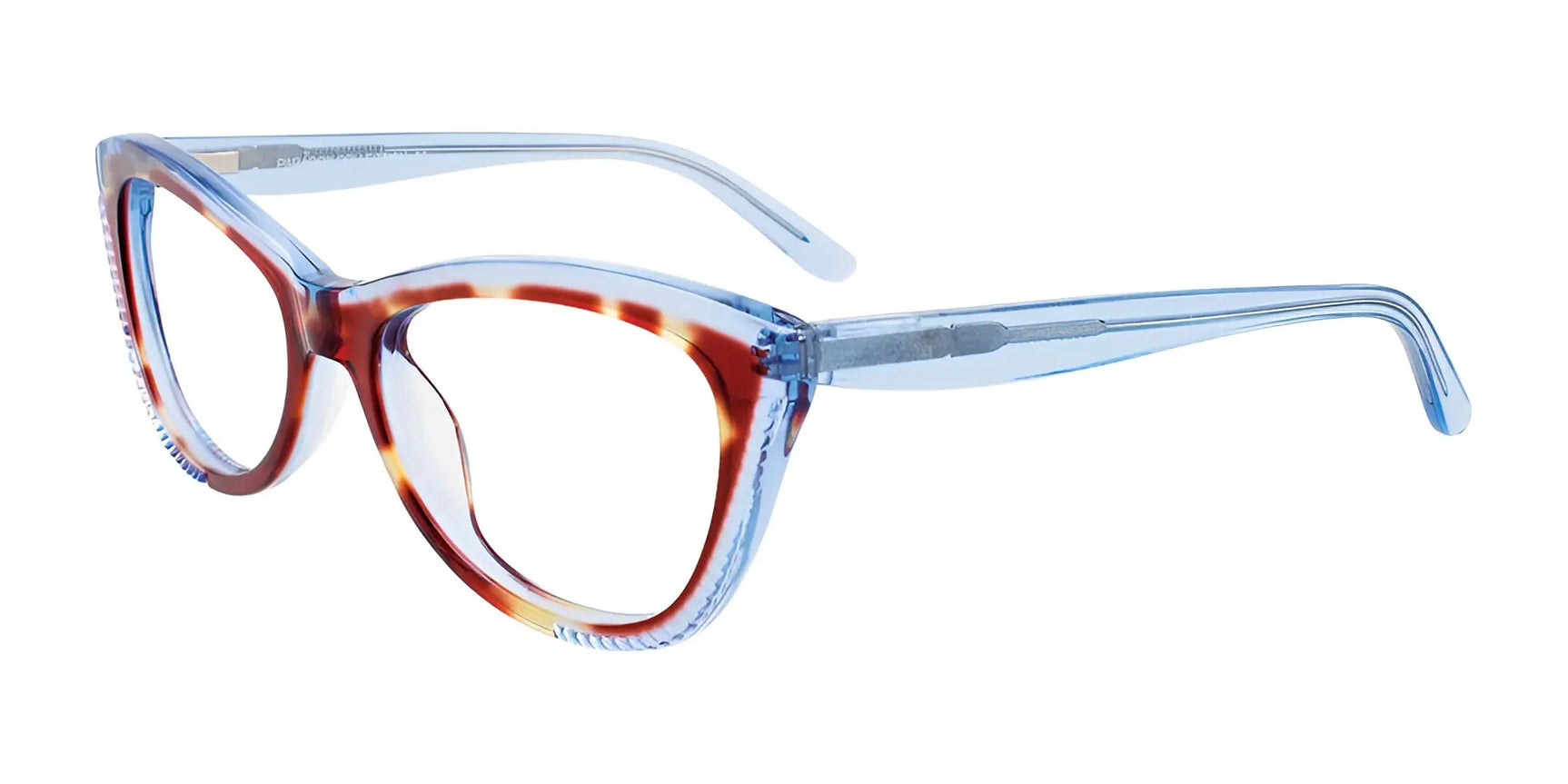 Paradox P5028 Eyeglasses Brown & Crystal Blue Paradox P5028 Eyeglasses Brown & Crystal Blue