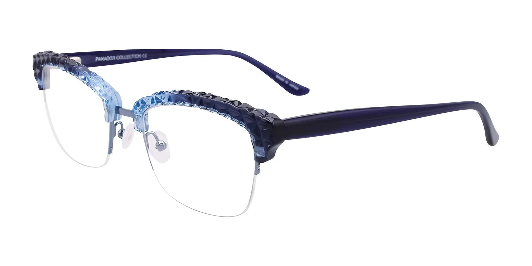 Paradox P5036 Eyeglasses Dark & Light Blue Paradox P5036 Eyeglasses Dark & Light Blue