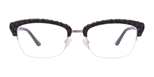 Paradox P5036 Eyeglasses / Size 53 / Black & Silver