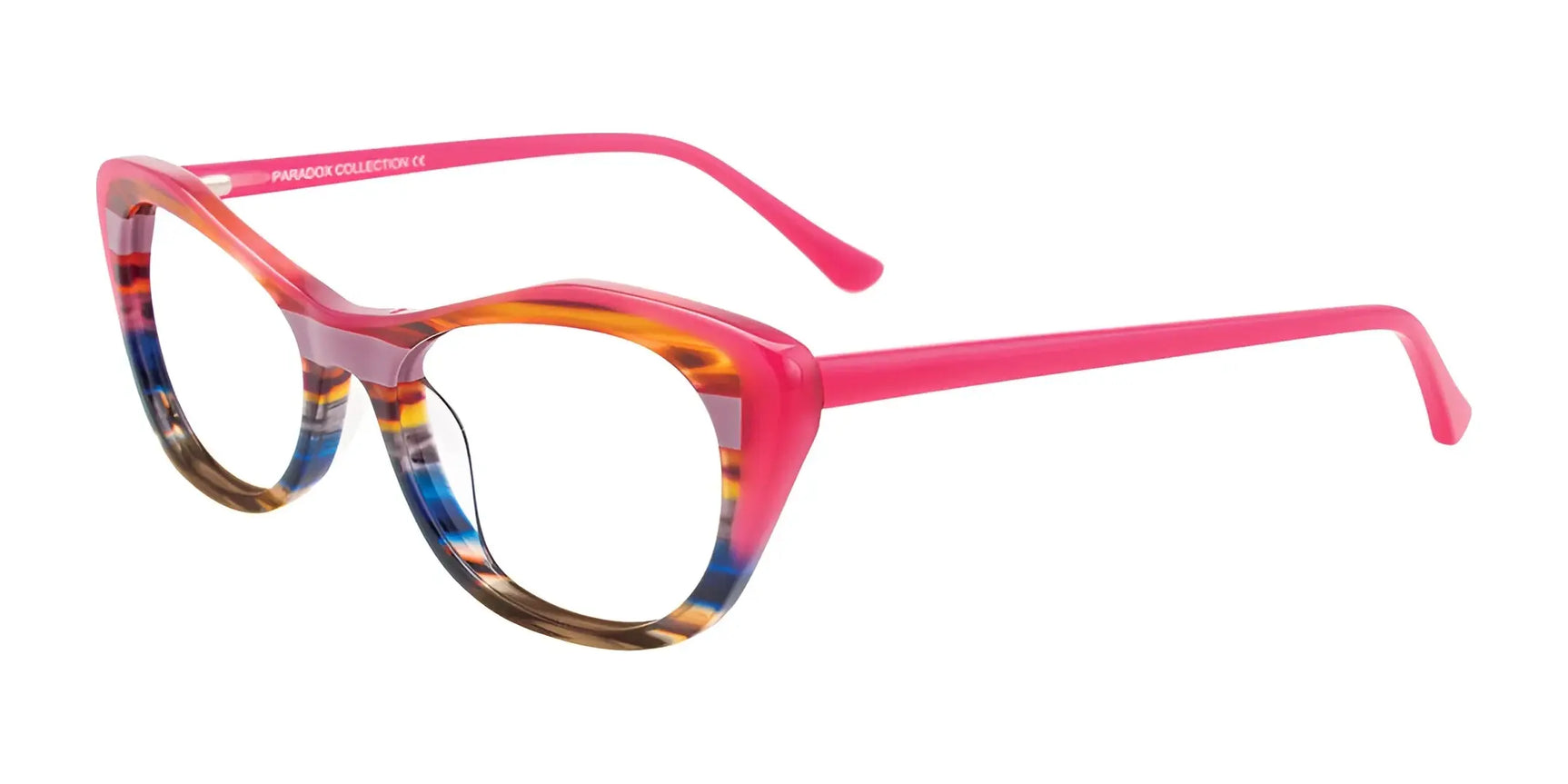 Paradox P5037 Eyeglasses Pink & Caramel & Blue & Lilac Paradox P5037 Eyeglasses Pink & Caramel & Blue & Lilac