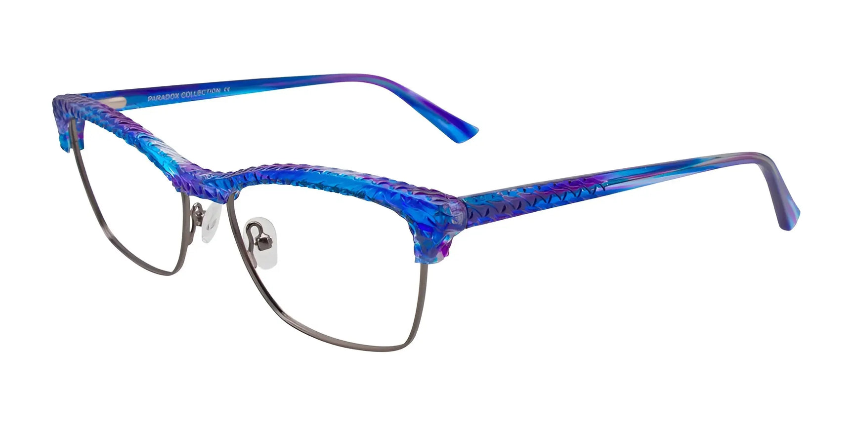 Paradox P5048 Eyeglasses Marbled Purple & Dark Grey Paradox P5048 Eyeglasses Marbled Purple & Dark Grey