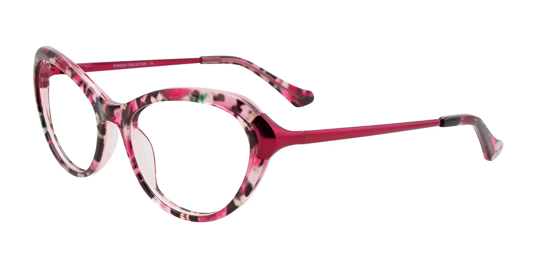 Paradox P5050 Eyeglasses Pink Marbled & Dark Pink Paradox P5050 Eyeglasses Pink Marbled & Dark Pink