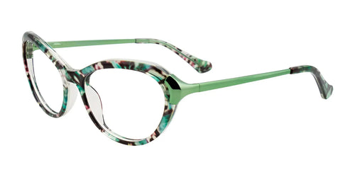 Paradox P5050 Eyeglasses / Size 52 / Green Marbled & Green