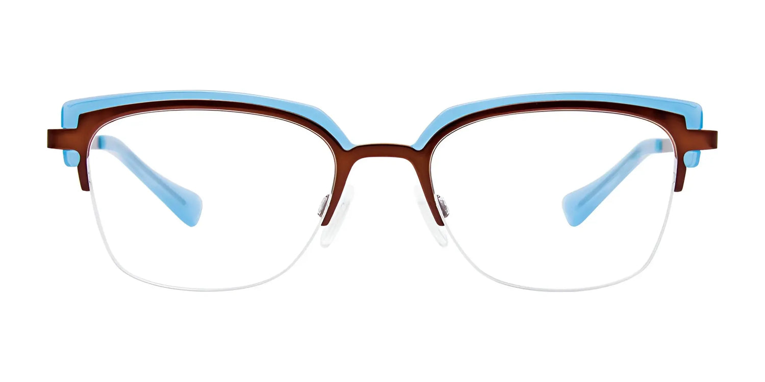 The Paradox P5054 Eyeglasses | Size 50 feature brown rims, light blue top accents, and clear lenses for a stylish look. These Paradox frames are prescription ready. The Paradox P5054 Eyeglasses | Size 50 feature brown rims, light blue top accents, and clear lenses for a stylish look. These Paradox frames are prescription ready.