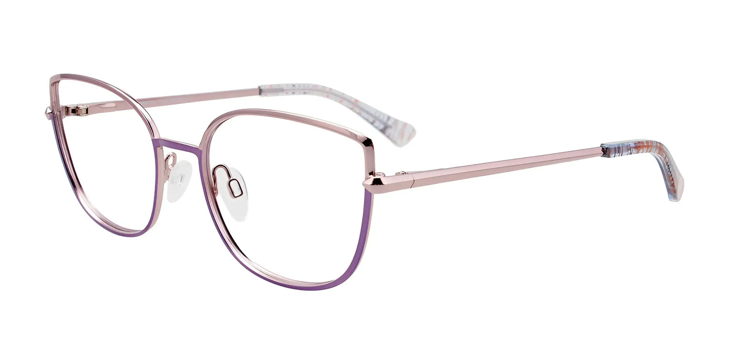 Paradox P5069 Eyeglasses Shiny Rosy Plum & Light Pink Paradox P5069 Eyeglasses Shiny Rosy Plum & Light Pink