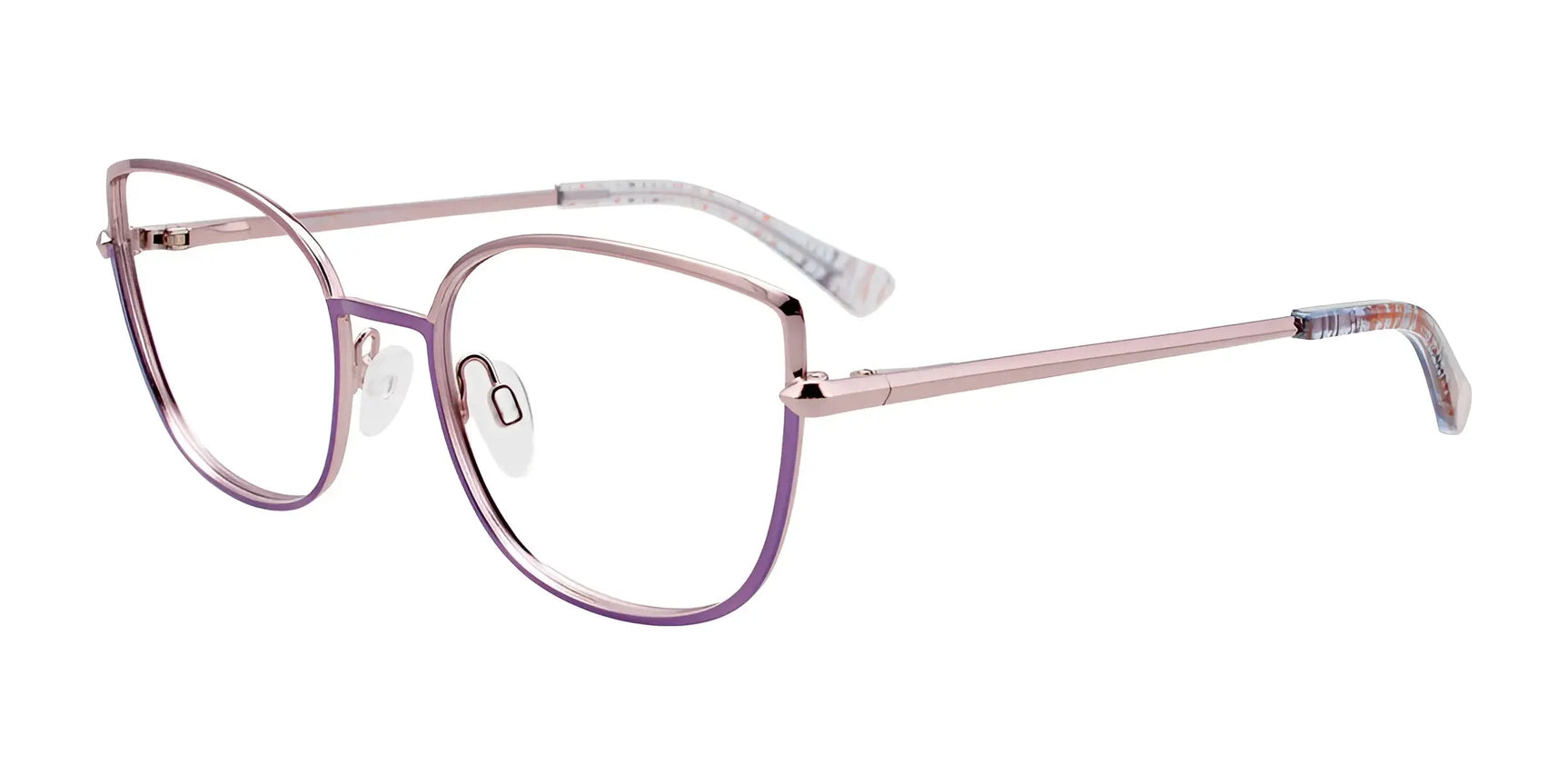 Paradox P5069 Eyeglasses Shiny Rosy Plum & Light Pink Paradox P5069 Eyeglasses Shiny Rosy Plum & Light Pink