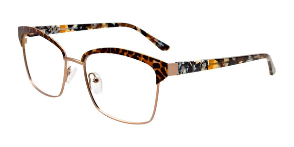 Paradox P5073 Eyeglasses | Size 55 / Multicolor Tortoise & Matt Light Pink